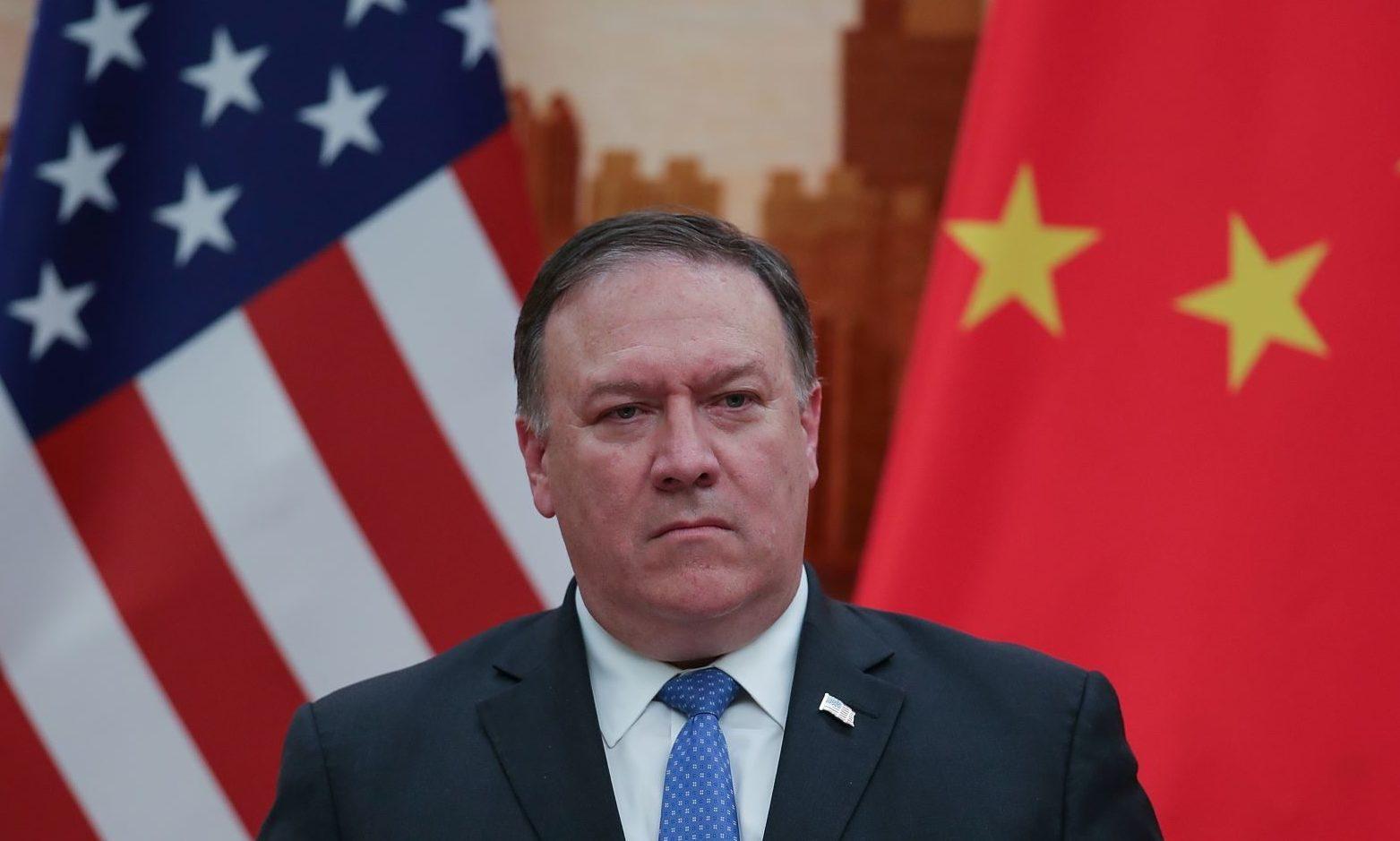 Pompeo in China