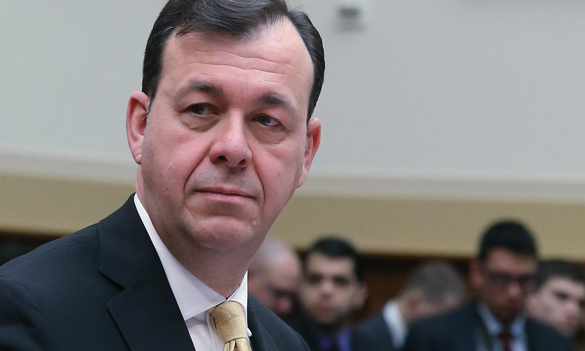 Gregory Touhill, former federal chief information security officer and deputy assistant Homeland Security secretary for cyber security operations, seen here at a House Foreign Affairs Committee hearing in 2015 in Washington, DC. Touhill was named director of Carnegie Mellon University&#8217;s CERT in April. (Photo by Mark Wilson/Getty Images)