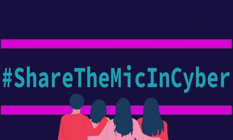 ShareTheMicInCyber was the creation of Camille Stewart and Lauren Zabierek as an industry specific adaptation of the ShareTheMicNow campaign, where prominent White women in entertainment and politics leveraged their social media accounts to amplify Black women’s voices.