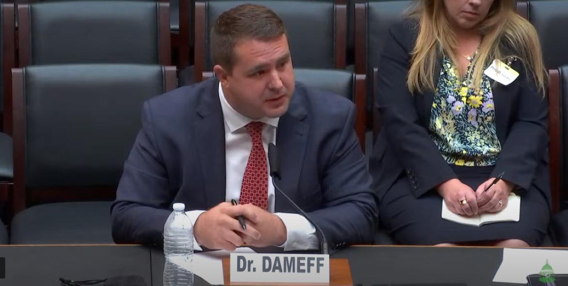 UCSD&#8217;s Christian Dameff during the House E&#038;C committee on Tuesday, July 20.