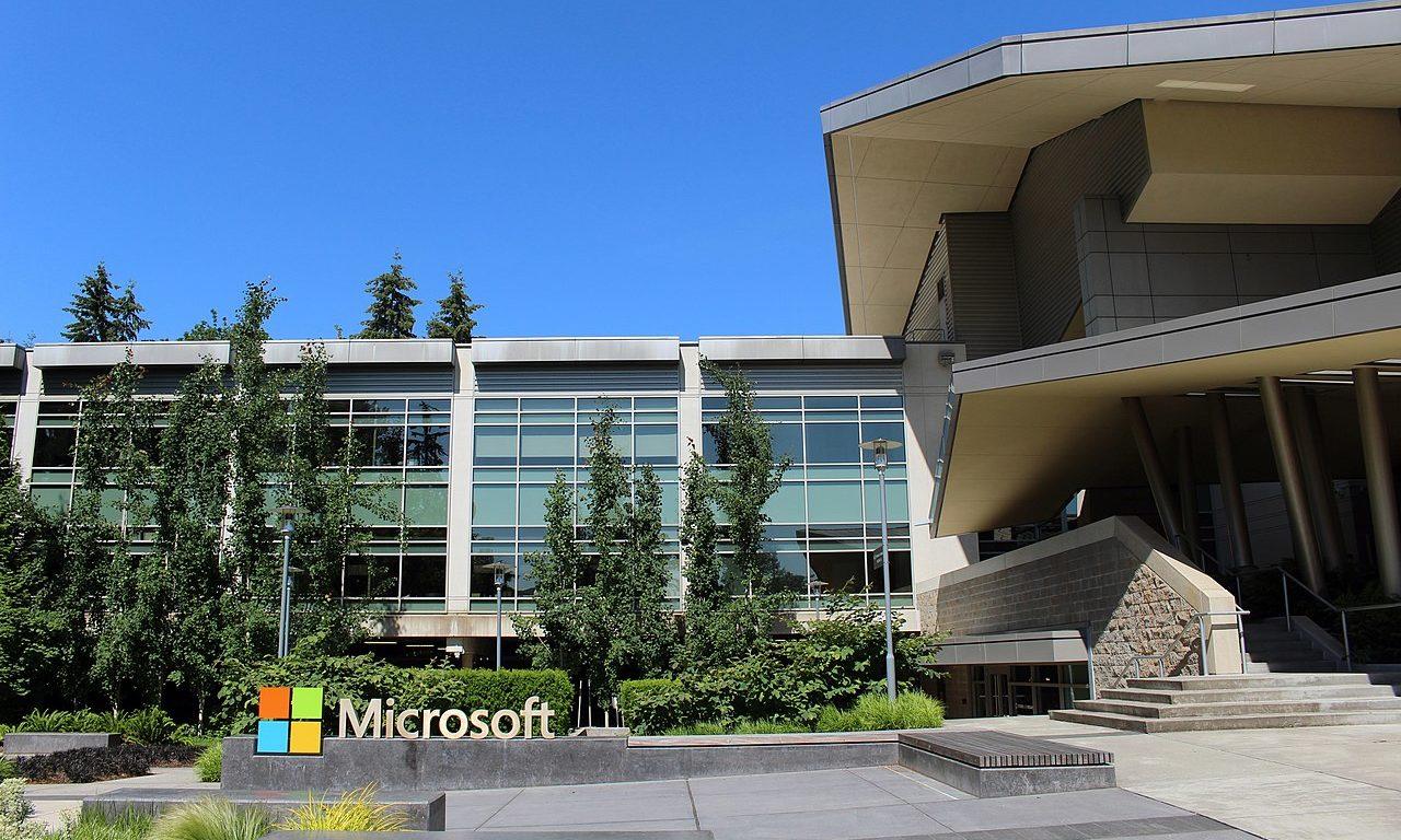 Building 92 at Microsoft headquarters in Redmond, Wash. (&#8220;File:Building92microsoft.jpg&#8221; by Coolcaesar is licensed under CC BY-SA 4.0)