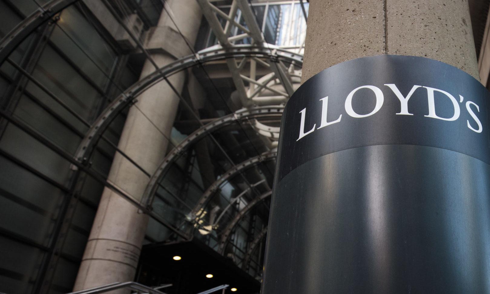 A sign is displayed on the Lloyd&#8217;s building, home of the world&#8217;s largest insurance market Lloyd&#8217;s of London, on March 27, 2017 in London. While many commercial building owners may believe their properties are covered from cybercrime through general commercial property insurance policies, security professionals are highlighting an ...
