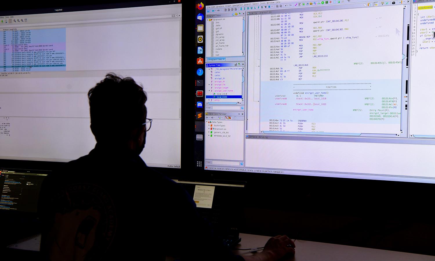 A team from the U.S. Coast Guard Academy participated in the National Security Agency’s 20th annual National Cyber Exercise (NCX), a three-day cyber competition that tests the offensive and defensive cybersecurity skills virtually, April 8-10, 2021. (Petty Officer 2nd Class Hunter Medley/Coast Guard)