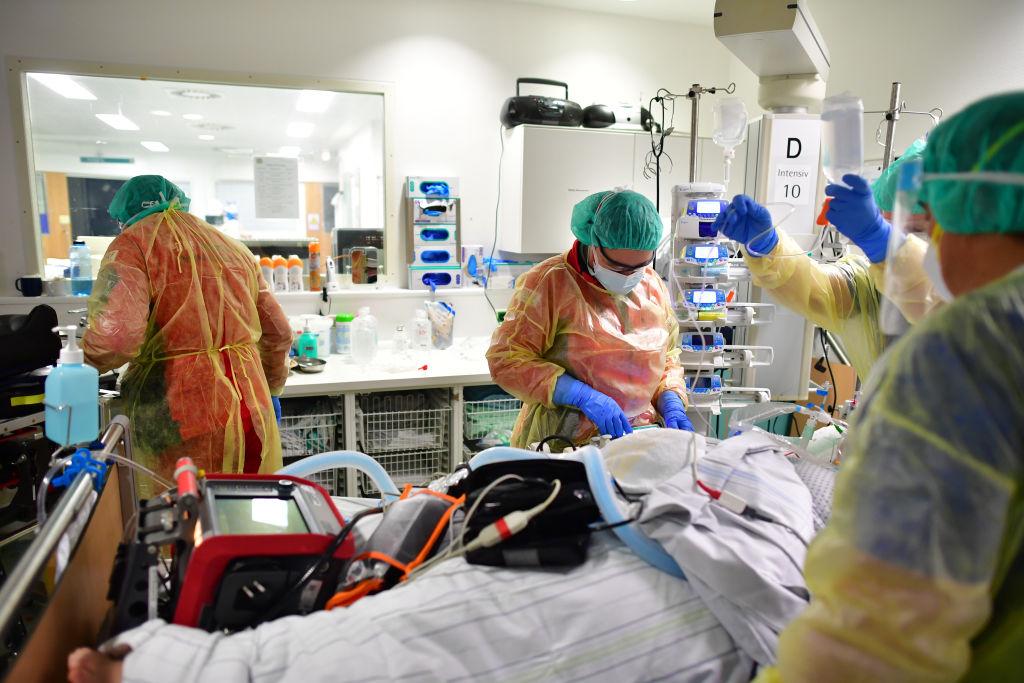 The COVID-19 pandemic has tested resources and diverted resources from cybersecurity, while demonstrating the impact of cyberattacks on patient safety. (Photo by Alexander Koerner/Getty Images)