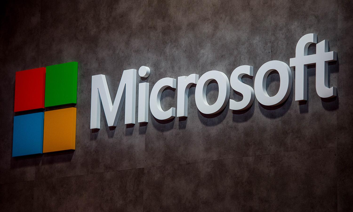 A Microsoft logo