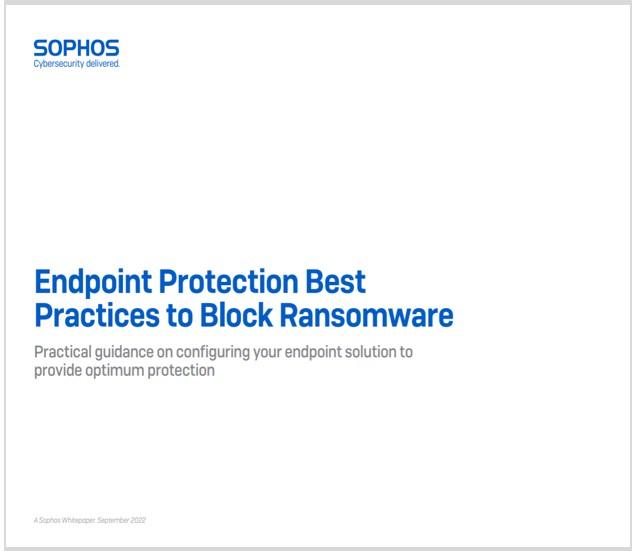 Endpoint Protection Best Practices to Block Ransomware