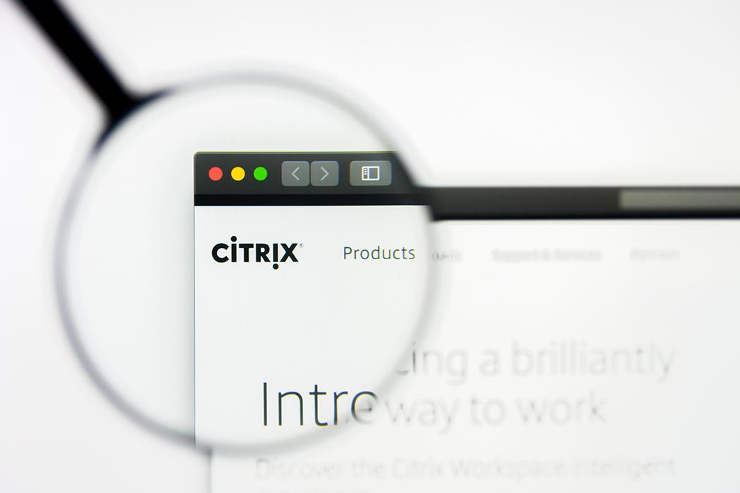 Citrix Systems Inc logo visible on screen.