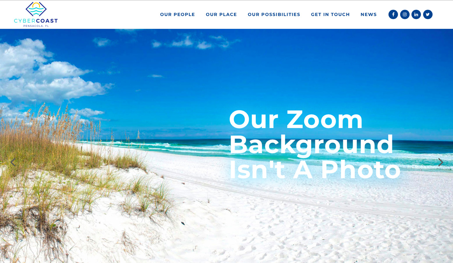 Pensacola incentive campaign portrays a paradise for remote cyber workers